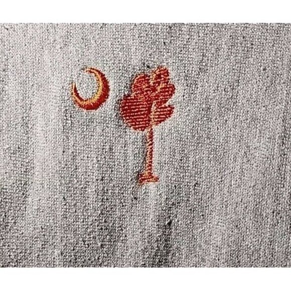 Badger Clemson Sport Long Sleeve Hoodie South Carolina Gray Orange Small - Picture 2 of 10